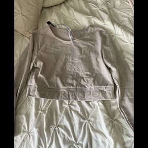 Brand new beige cropped top. Victoria’s Secret